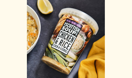 The Scottish Soup Company - Chicken & Rice Chilled Soup - 600g Tub x 4